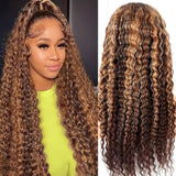 Highlight Wig Human Hair Deep