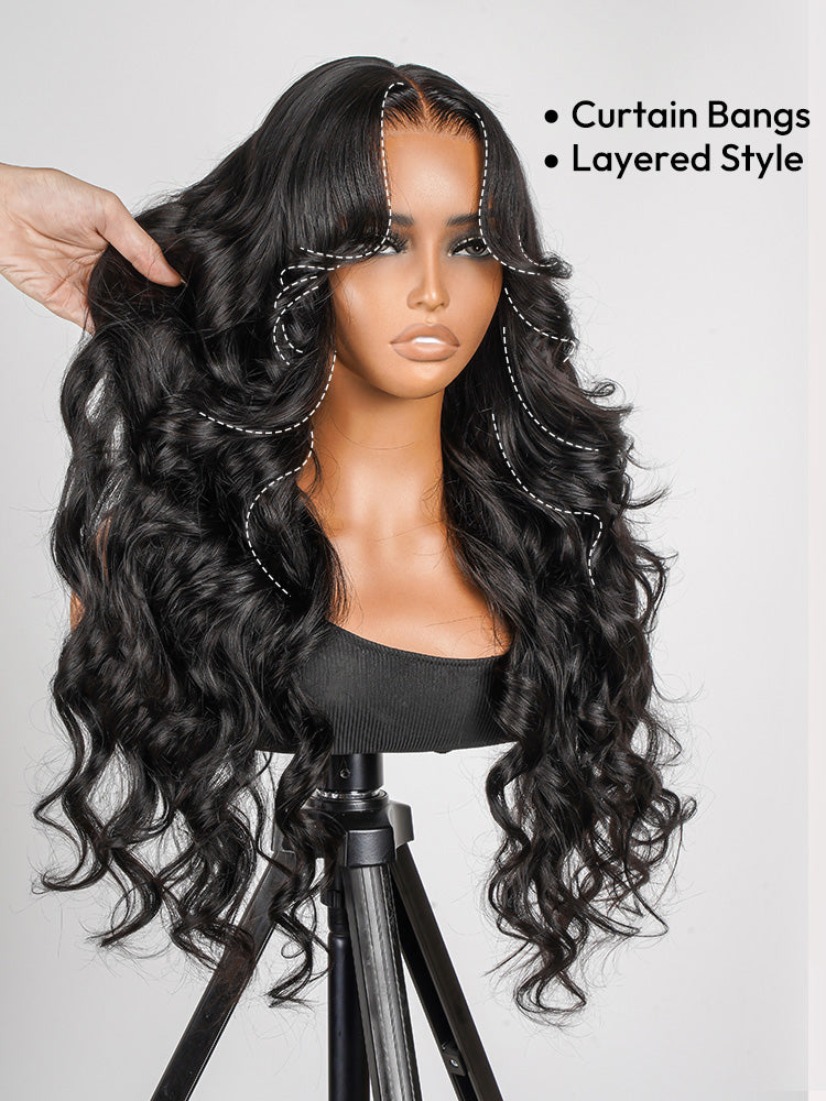 Brazilian ebony wave hair with rich texture and natural shine