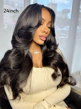 Brazilian ebony wave hair with rich texture and natural shine