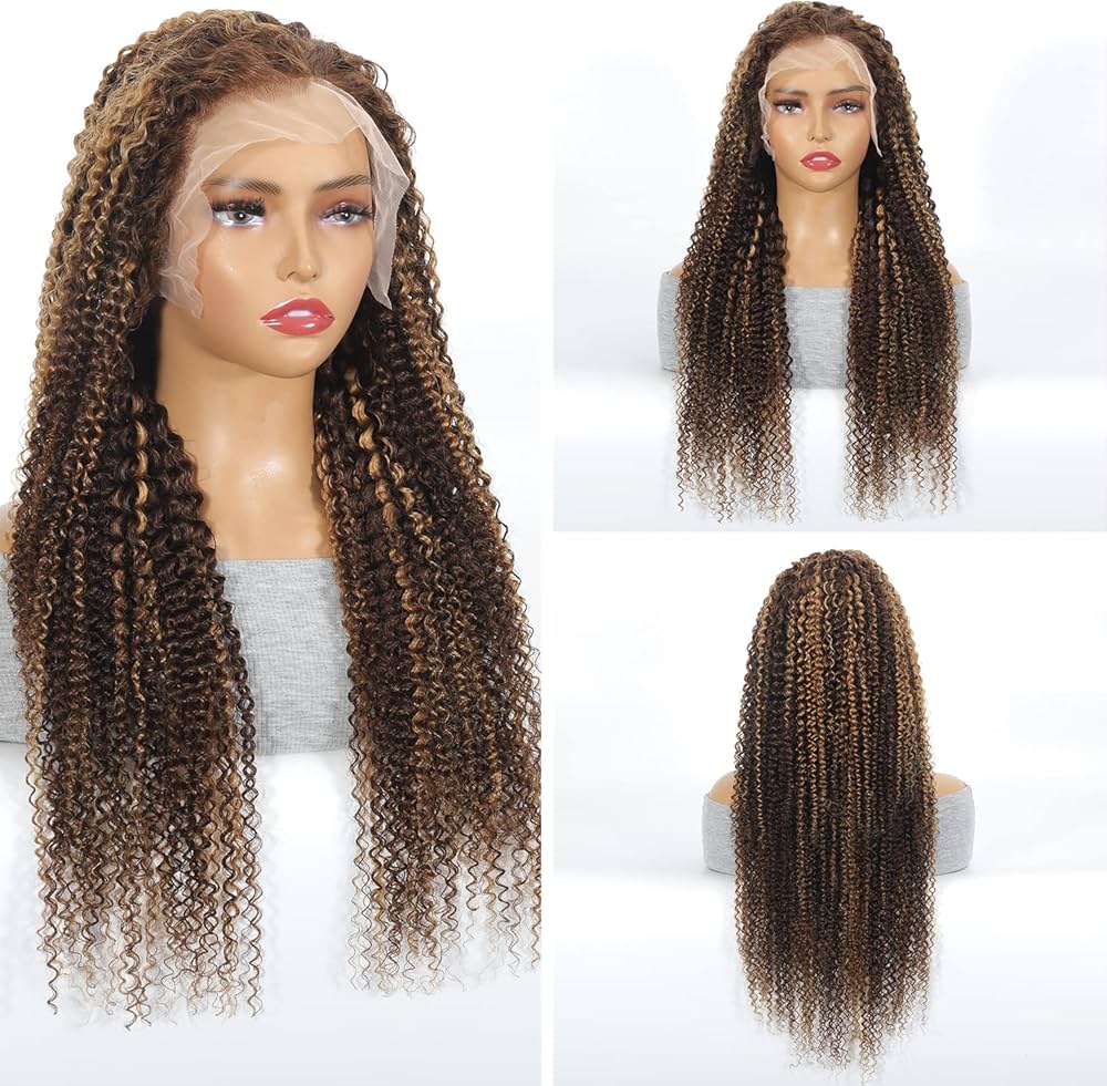 Highlight Wig Human Hair Deep