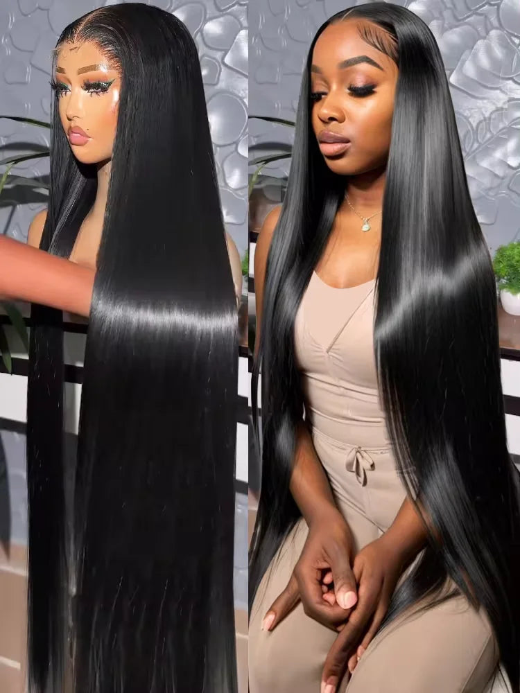 Velvet Midnight 100% Brazilian straight hair with sleek, smooth texture